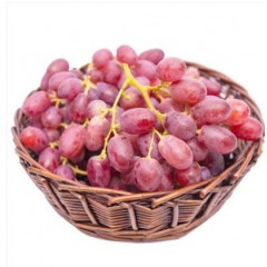 大泽山无籽红提4斤新鲜现摘葡萄一箱提子水果薄皮无核