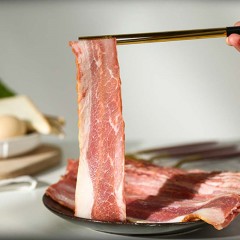 根肉片1000g早餐家用三明治烘焙烧烤食材手抓饼商用