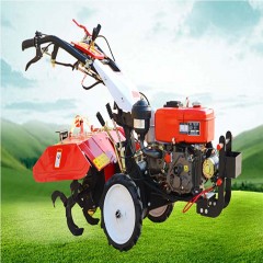多功能柴油微耕机农用小型四驱旋耕开沟耕地自走式汽油手扶拖拉机