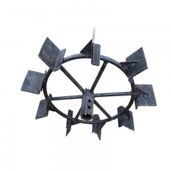 微耕机配套农机具配件 防滑小铁轮 行走轮 爬行轮